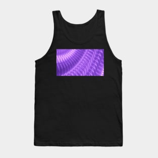 Abstract Glowing Purple Dots Tank Top